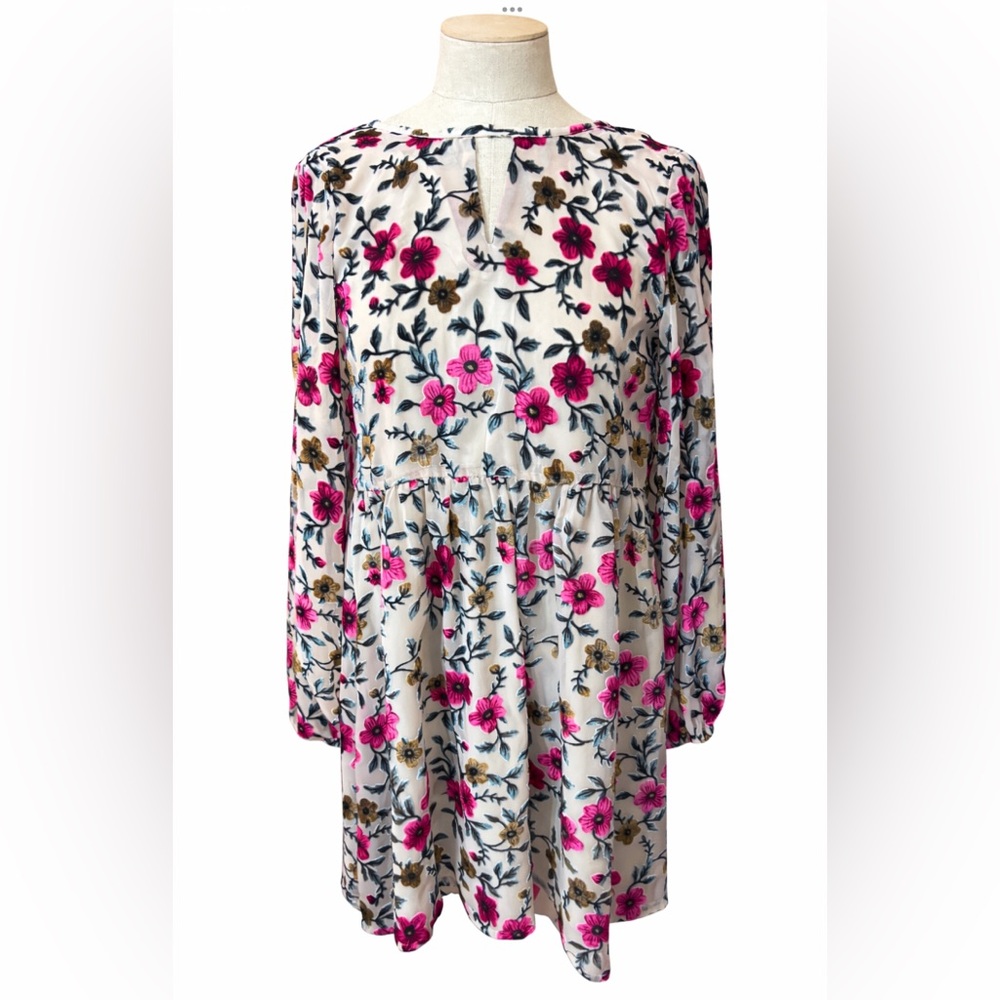 Mia Joy Harmony Dress Girls 14 Floral Long Sleeve Joyfolie